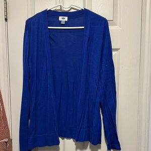 Old Navy Women's Vibrant Blue Cardigan